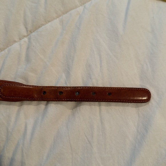 Coach tan cowhide leather and solid brass buckle made in USA 🇺🇸 - Picture 6 of 7